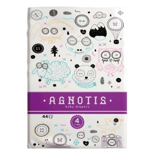 Agnotis Baby Diapers No 4 (7-18kg) Βρεφικές Πάνες 44 τεμάχια