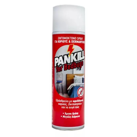 Pankill for Bedbugs Spray Εντομοκτόνο για Κοριούς Και Ακάρεα 500ml