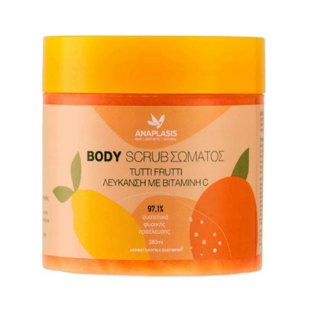 Anaplasis Body Scrub Tutti Frutti Απολεπιστικό Σώματος για Λεύκανση με Βιταμίνη C 380ml