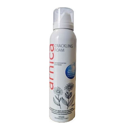 Vivax Arnica Crackling Foam Καταπραϋντικός Αφρός Άρνικας Και Μενθόλης 150ml