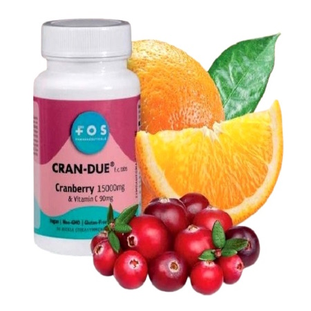 Cran-Due Food Supplement (With Cranberry & Vitamin C) Συμπλήρωμα Διατροφής Ουροποιητικό Σύστημα 30 Ταμπλέτες