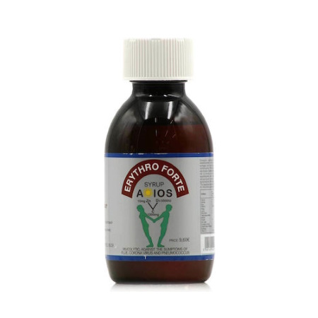 Erythro Forte cream Erythro Forte Syrup A-IOS Βλενοδιαλυτικό Σιρόπι 200ml