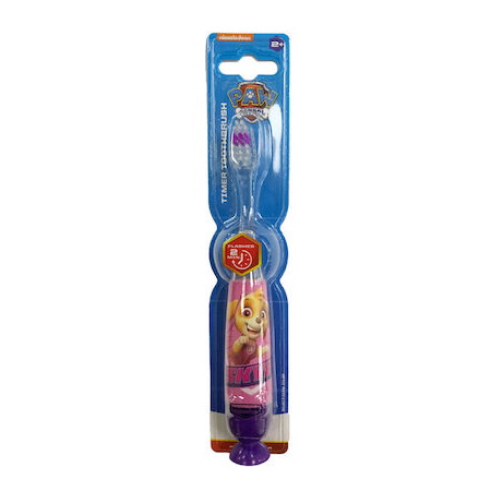 Paw Patrol Kids Toothbrush Μωβ Παιδική Οδοντόβουρτσα Με Φωτάκι για 2+ Ετών 1τμχ