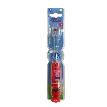 Premier Med Peppa Pig Kids Toothbrush Κόκκινη Παιδική Οδοντόβουρτσα με Φωτάκι για 2+ Ετών 1 τμχ