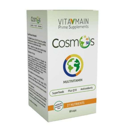 Vitamain Cosmos Multivitamin Πολυβιταμίνη για Ενέργεια, Ενίσχυση του Ανοσοποιητικού & Αντιοξειδωτική δράση 60 κάψουλες