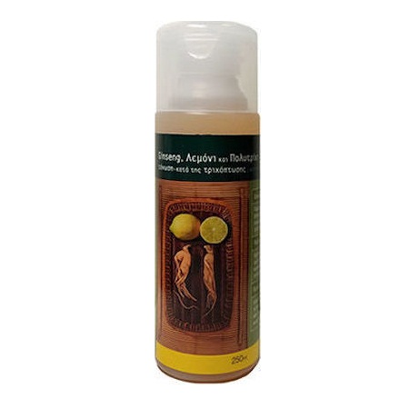 InoPlus Ginseng Lemon Horsetail Anti-Hair loss Shampoo Σαμπουάν Κατά της Τριχόπτωσης με Λεμόνι και Πολυτρίχι 250ml