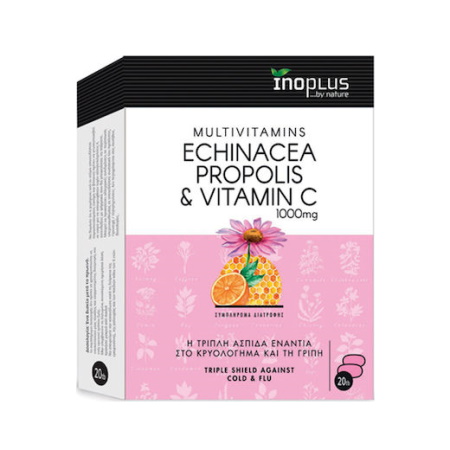 Inoplus Echinacea Propolis & Vitamin C 1000mg 20 ταμπλέτες