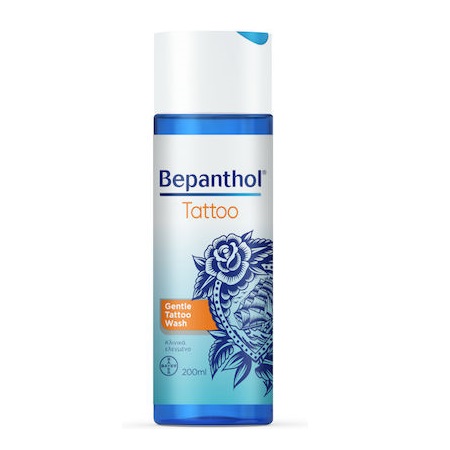 Bepanthol Tattoo Gentle Wash Απαλός Καθαρισμός για Δέρμα με Τατουάζ 200ml