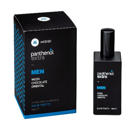 Panthenol Extra Men Eau de Toilette Ανδρική Κολώνια με Νότες Ξύλου, Σοκολάτας & Εξωτικών Λουλουδιών 50ml