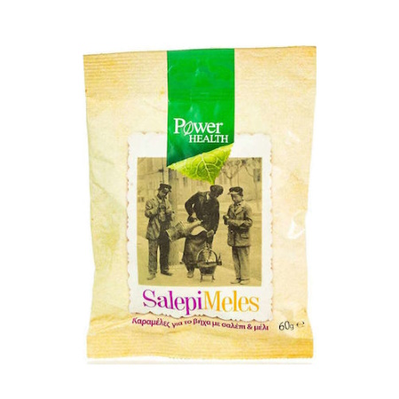 Power Health SalepiMeles Καραμέλες Μέλι & Σαλέπι 60gr