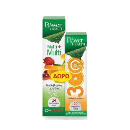 Power Health Multi+ Multi 24tabs + ΔΩΡΟ Vitamin C 300mg