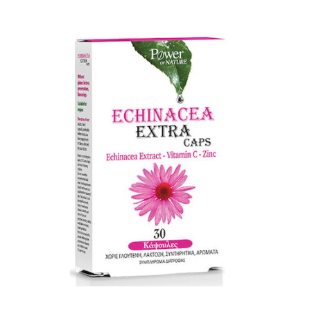 Power Health Echinacea Extra Συμπλήρωμα Διατροφής Εχινάκειας 30 κάψουλες