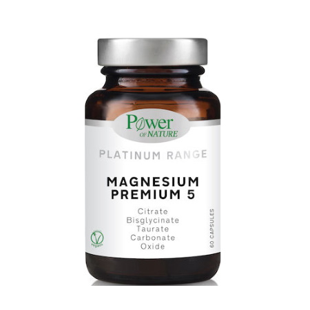 Power Of Nature Platinum Range Magnesium Premium 5 60 κάψουλες