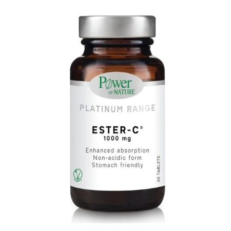 Power of Nature Platinum Range Vitamin C Ester C 1000mg Συμπλήρωμα Διατροφής με Βιταμίνη C Υψηλής Απορρόφησης 30 Ταμπλέτες