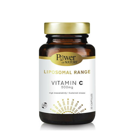 Power Health Liposomal Range Vitamin C 500mg Συμπλήρωμα Διατροφής για την Ενίσχυση του Ανοσοποιητικού Συστήματος 30 κάψουλες
