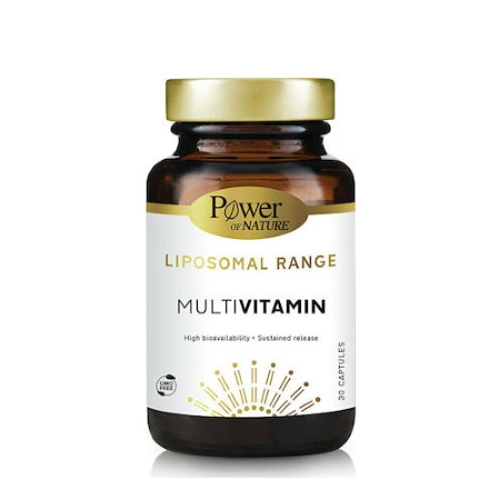 Power Health Liposomal Range Multivitamin Συμπλήρωμα Διατροφής για την Ενδυνάμωση του Οργανισμού & Παραγωγή Ενέργειας 30 κάψουλες