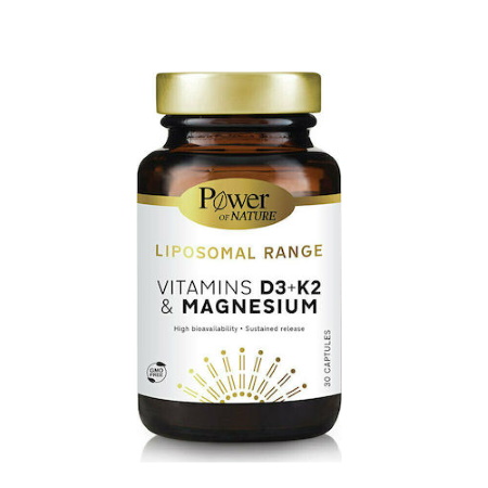 Power Health Liposomal Range Vitamins D3+K2 & Magnesium 30 κάψουλες