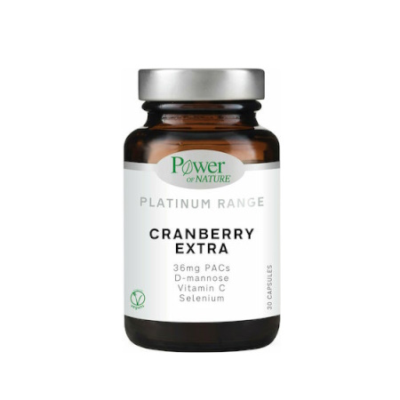 Power Of Nature Platinum Range Cranberry Extra 30 κάψουλες