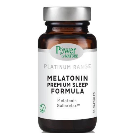Power of Nature Platinum Range Melatonin Premium Sleep Formula Συμπλήρωμα Διατροφής με Μελατονίνη 30 Κάψουλες