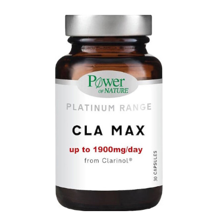 Power of Nature Platinum Range CLA Max 1900mg Συμπλήρωμα Διατροφής με Υψηλή Περιεκτικότητα σε Καθαρό CLA 30 Κάψουλες