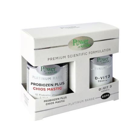 Power Platinum Probioz Plus Chios Mastic X15+ΔΩΡΟ D-vit12 X 20 Caps