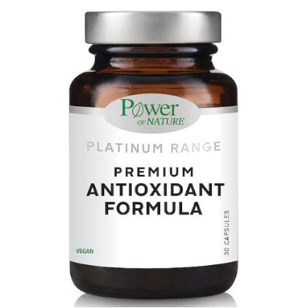 Power of Nature Platinum Range Premium Antioxidant Formula Συμπλήρωμα Διατροφής με Αντιοξειδωτικές Ιδιότητες για την Προστασία των Κυττάρων 30 Κάψουλες