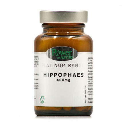 Power Health Power of Nature Platinum Range Hippophaes 400mg Συμπλήρωμα Διατροφής με Ιπποφαές 30 Κάψουλες