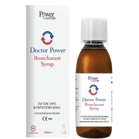 Power of Nature Doctor Power Bronchorant Syrup Σιρόπι για τον Ξηρό & Παραγωγικό Βήχα 150ml