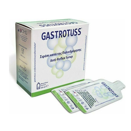 Pharma Q Gastrotuss Anti-Reflux Σιρόπι Κατά της Παλινδρόμησης 20ml 25 Φακελάκια σε Μορφή Υγρού