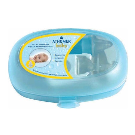Athomer Baby Nasal Aspirator Ρινικός Αναρροφητήρας 1 τεμάχιο