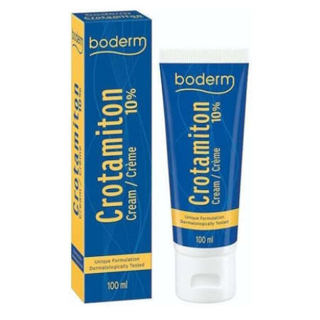 Boderm Crotamiton 10% Cream Κρέμα Σώματος με Αντισηπτικούς Παράγοντες 100ml