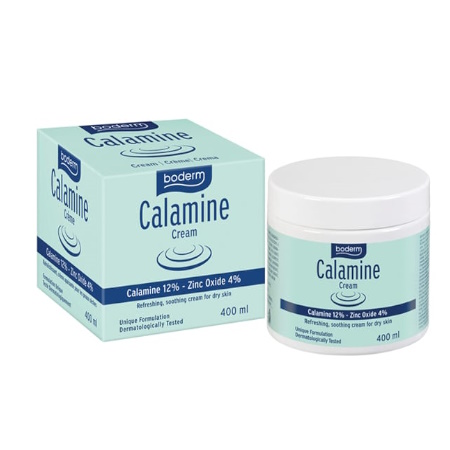 Boderm Calamine Ενυδατική Κρέμα Σώματος για Ξηρές Επιδερμίδες 400ml