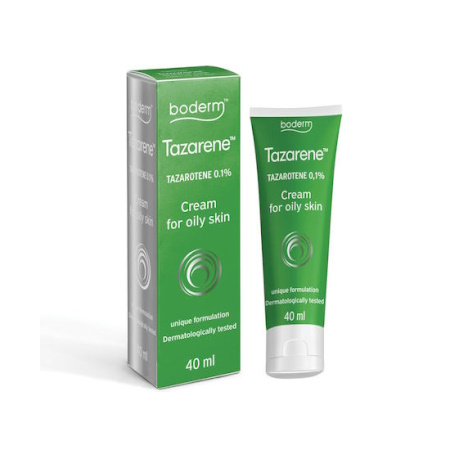 Boderm Tazarene 0.1% Κρέμα Τοπικής Εφαρμογής για Ακνεϊκό- Λιπαρό Δέρμα 40ml