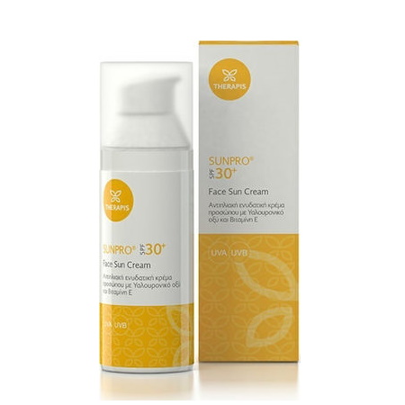 Therapis Sunpro Face Sun Cream SPF 30+ Αντιηλιακή Κρέμα Προσώπου 50ml