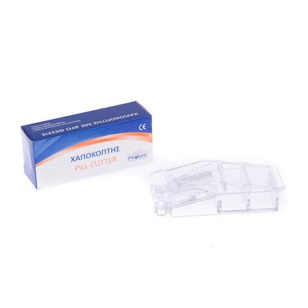 Ag Pharm Θήκη Χαπιών με Κόφτη σε Διάφανο χρώμα
