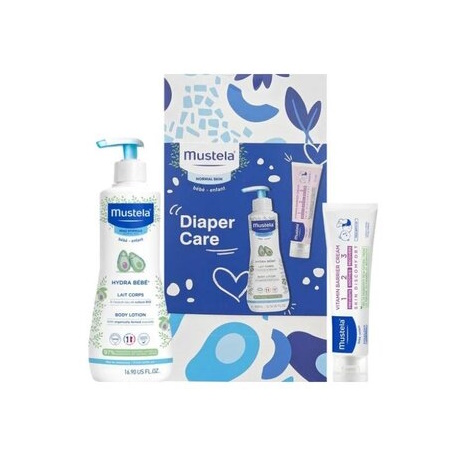 Mustela Promo Diaper Care Pack Ενυδατική Λοσιόν για Μωρά 300ml +Vitamin Barrier Cream Κρέμα Αλλαγής Πάνας 100ml