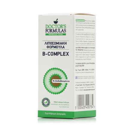 Doctor's Formulas B Complex Λιποσωμιακή Φόρμουλα με Βιταμίνες του Συμπλέγματος B 150ml