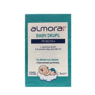 Elpen Almora Plus Baby Drops Βρεφικά Προβιοτικά 8ml