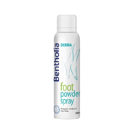 Bentholia Derma Foot Powder Spray Αποσμητικό Ποδιών 150ml