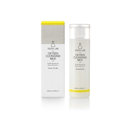 Youth Lab Oxygen Cleansing Milk Γαλάκτωμα Καθαρισμού Mε Ενυδατική Kαι Τονωτική Δράση 200ml