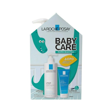 La Roche-Posay Lipikar Fluide Ενυδατικό Γαλάκτωμα 400ml + ΔΩΡΟ Lipikar Gel Lavant Καθαρισμού 200ml