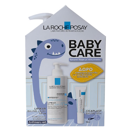 La Roche Posay Baby Care Promo Lipikar Baume Light AP+M Ενυδατικό Βάλσαμο για το Βρεφικό Δέρμα με Τάση Ατοπίας 400ml & Δώρο Cicaplast Baume B5+ για την Καταπράυνση του Δέρματος 15ml