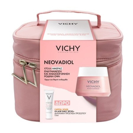 Vichy Neovadiol Rose Platinium Κρέμα Θρέψης για Ώριμες Επιδερμίδες 50 ml + Δώρο Capital Soleil UV-Age Daily SPF50+ 15 ml