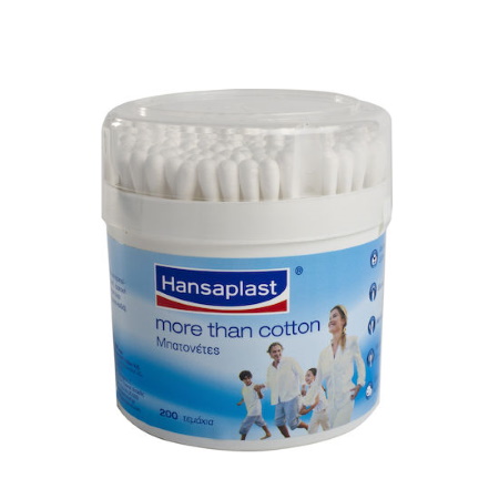 Hansaplast Cotton Sticks Regular Βιοδιασπώμενες Μπατονέτες 200 τεμάχια