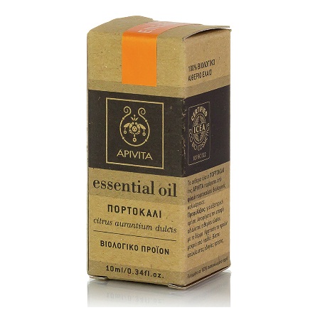 Apivita Essential Oil Orange Αιθέριο Έλαιο Πορτοκάλι 10ml