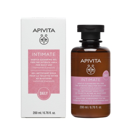 Apivita Απαλό Gel Καθαρισμού για την Ευαίσθητη Περιοχή για Καθημερινή Χρήση με Χαμομήλι & Πρόπολη 200ml