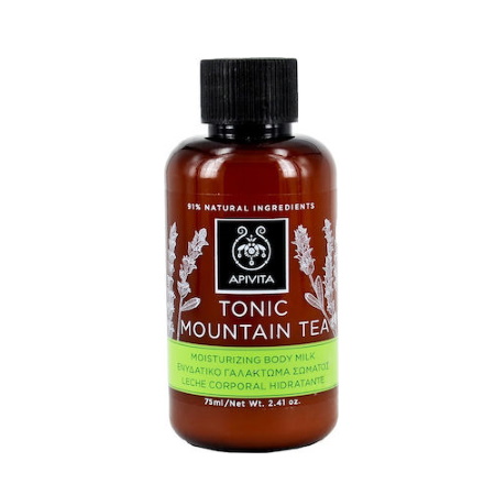 Apivita Tonic Mountain Tea Ενυδατικό Γαλάκτωμα Σώματος Μινιατούρα 75ml