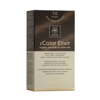 Apivita My Color Elixir Argan Avocado & Olive Oils Νο 7.0 Μόνιμη Βαφή Μαλλιών Φυσικό Ξανθό