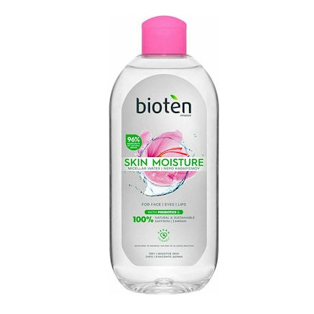 Bioten Skin Moisture Micellar Water Dry-Sensitive Skin Μικκυλιακό Νερό Καθαρισμού Προσώπου Για Ξηρές-Ευαίσθητες Επιδερμίδες 400ml
