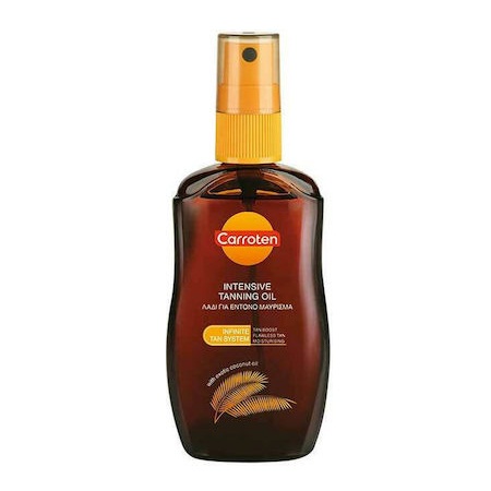 Carroten Micro Intensive Tanning Oil Spray Αντηλιακό Λάδι Σώματος για Έντονο Μαύρισμα με Έλαιο Καρύδας SPF0 50ml